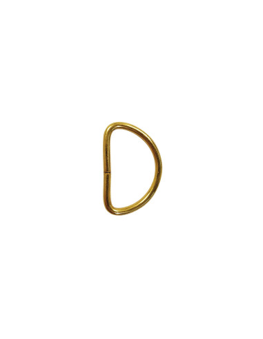 Anillo en D 20 mm - Oro