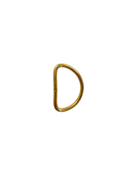 Anillo en D 20 mm - Oro