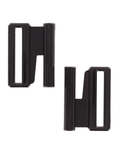 Clips de sujeción para tirantes de bikini - Negro - 40 mm