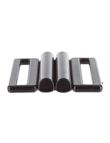 Clips de sujeción para tirantes de bikini - Negro - 40 mm
