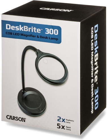 Lámpara lupa de escritorio ultra luminosa Carson Optical