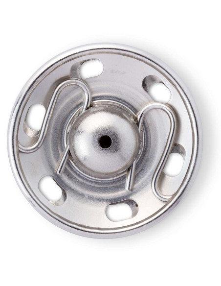 Botones de presión para coser 30 mm - Plata