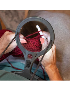 Lupa manos libres de lujo ajustable con cordón Carson Optical