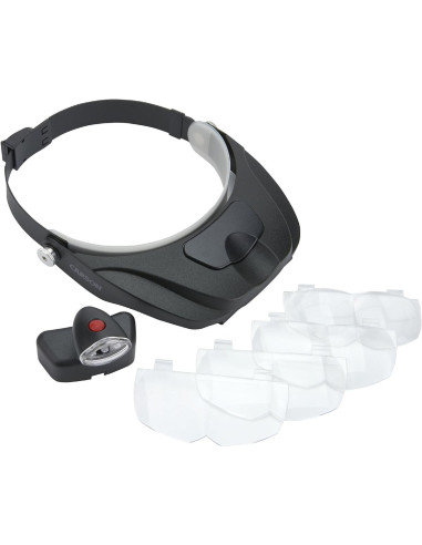 Lámpara lupa de cabeza Magnivisor Deluxe Carson Optical