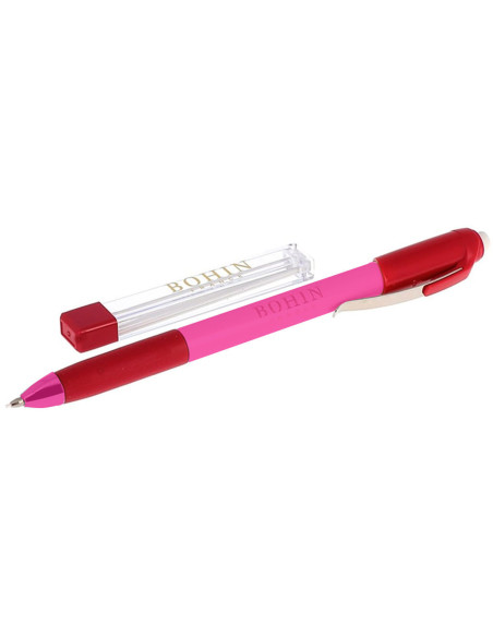 Lápiz de tiza portaminas extra fino Bohin - Lápiz rosa