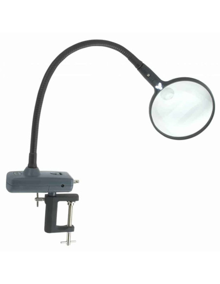 Lupa con brazo flexible iluminado MagniFlex Carson Optical