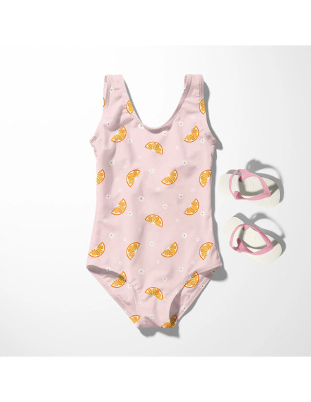 Tejido de lycra para traje de baño - Rodaja de limón
