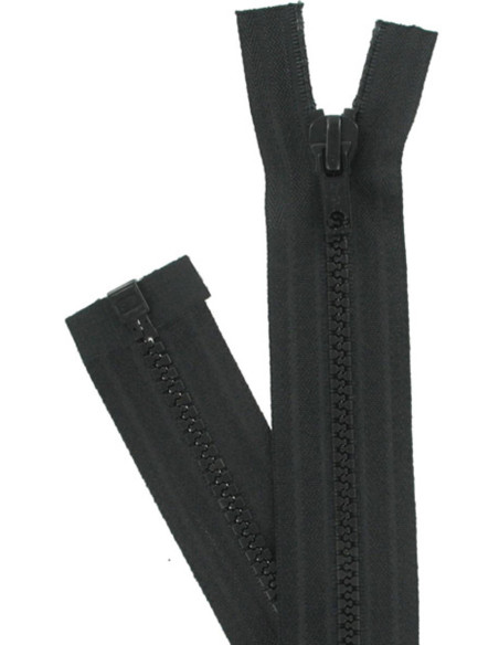 Cremallera separable sintética - Negro