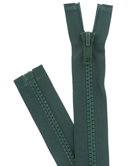 Cremallera separable sintética - Verde liquen