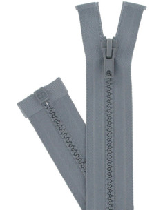 Cremallera separable sintética - Gris oscuro