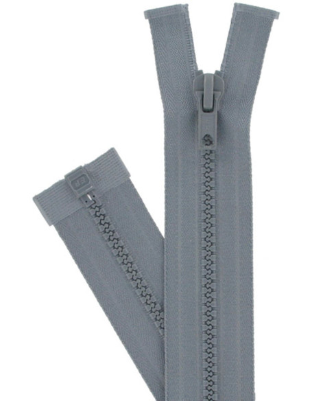 Cremallera separable sintética - Gris oscuro