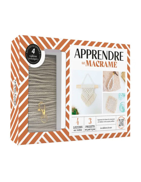 Caja para aprender macramé
