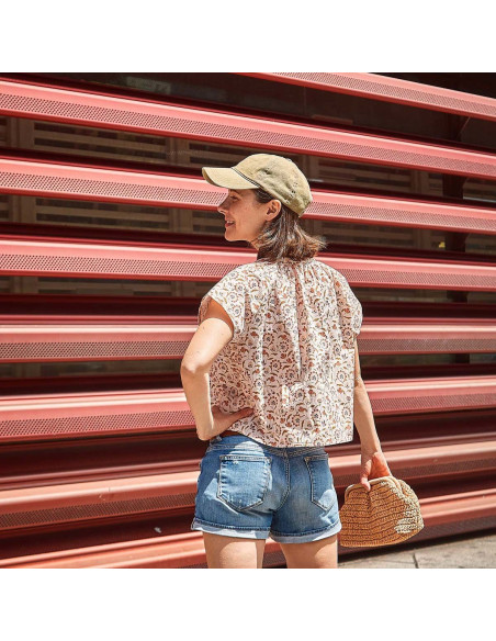 Patrón de blusa o vestido Okinawa - Ikatee