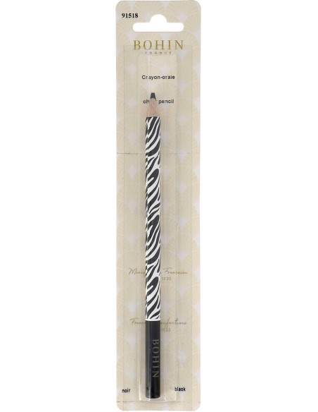 Lápiz de tiza Zebra Bohin - Negro