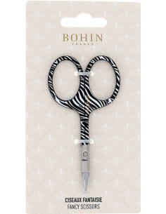 Tijeras de bordado Cebra Bohin 9 cm 2