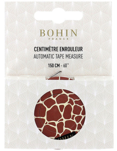 Cinta métrica con diseño de costura 150 cm Jirafa Bohin
