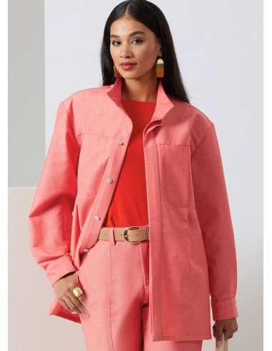 Patrón de camisa - Vogue 2039