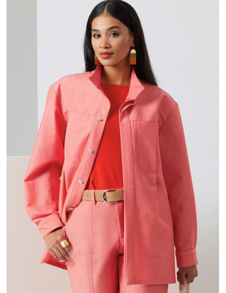 Patrón de camisa - Vogue 2039