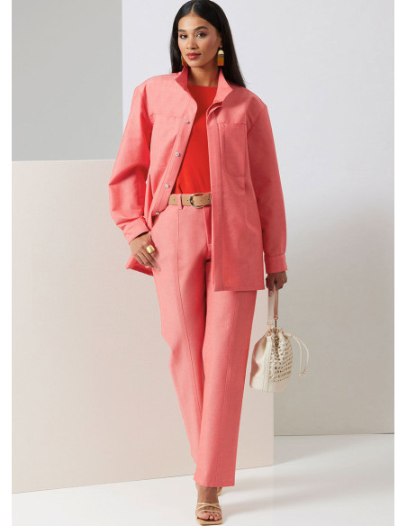 Patrón de camisa - Vogue 2039