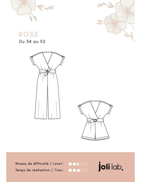 Patrón de combinación Rosa - Joli Lab