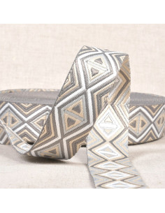 Correa rombos - Gris