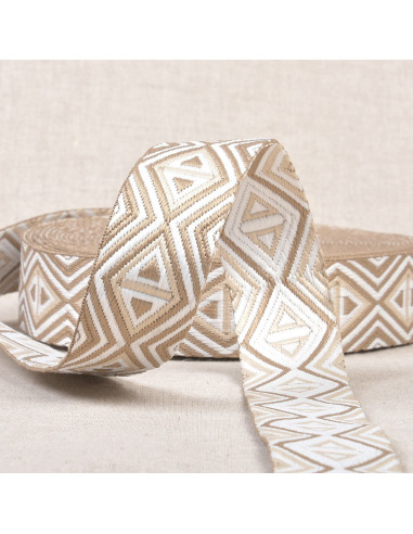 Correa rombos - Beige