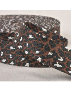 Correa para animales - Leopardo marrón café