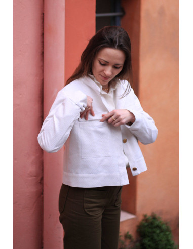 Patrón de chaqueta Clarence - Cha´ Coud