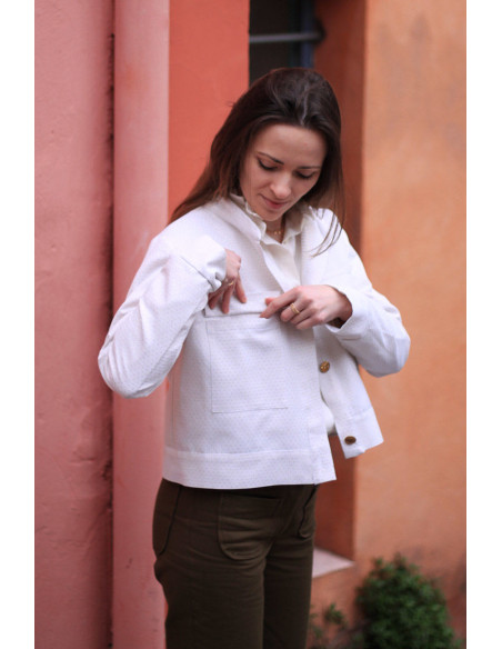 Patrón de chaqueta Clarence - Cha´ Coud