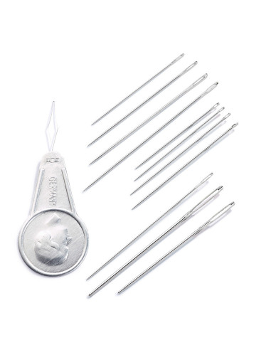 Surtido de 50 agujas para coser, remendar y tapizar.