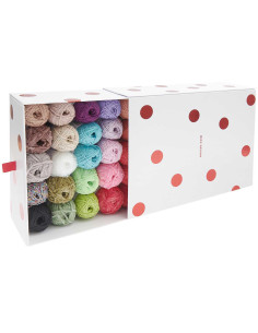 Caja de 35 ovillos de algodón Ricorumi - Shrooom 2