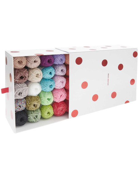 Caja de 35 ovillos de algodón Ricorumi - Shrooom
