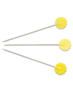 Alfileres de acolchado con cabeza de flor 2