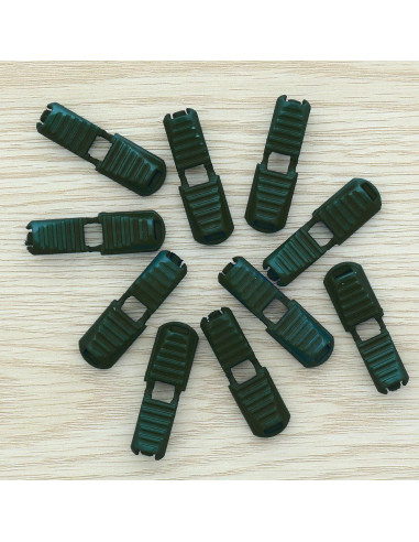 Extremo de cordón plegable - Verde oscuro