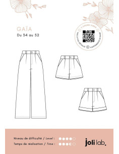 Patrón de pantalón y short Gaïa - Joli Lab 2