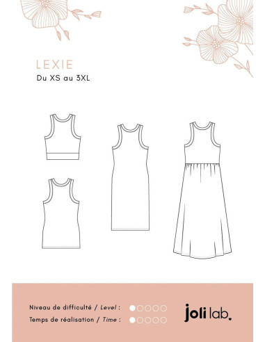 Patrón de vestido Lexie - Joli Lab