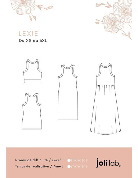 Patrón de vestido Lexie - Joli Lab
