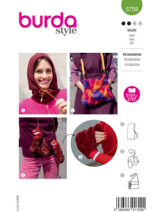 Patrón de accesorios - Burda 5759