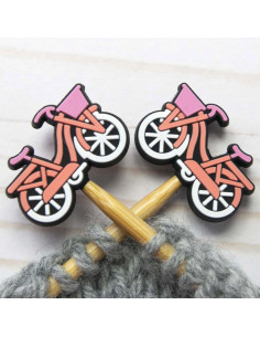 Tapones de malla para agujas de tejer - Bicicleta