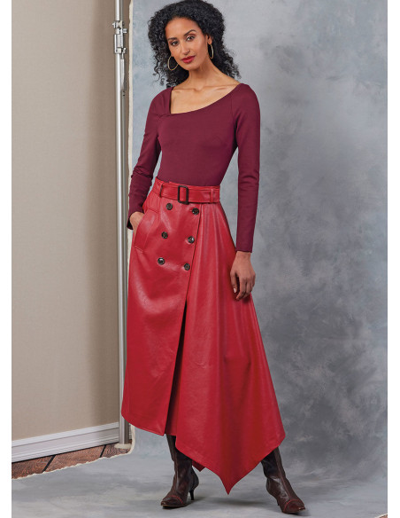 Patrón de falda - Vogue 2050
