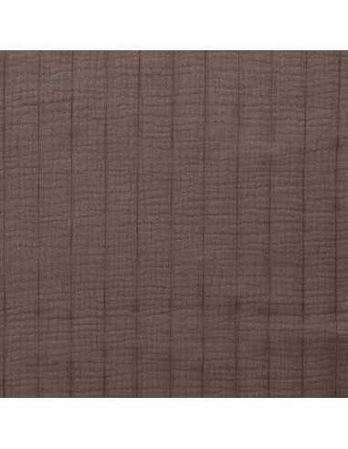 Tejido de algodón acolchado - Pardo topo