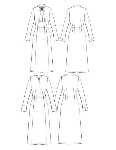Patrón de vestido Peninsule - Maison Fauve