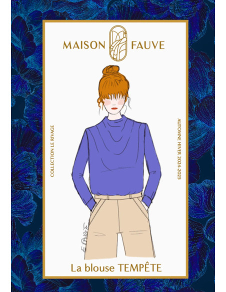 Patrón de blusa Tempête - Maison Fauve
