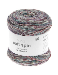 Lana para calcetines Soft Spin Rico Design