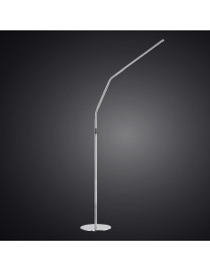 Lámpara de pie Daylight Slimline 4 - Acero cepillado