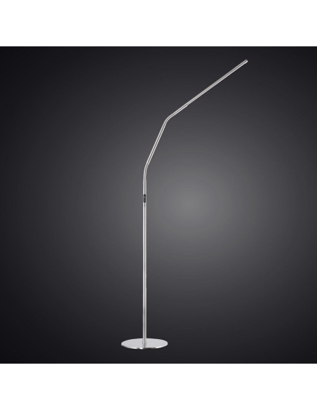 Lámpara de pie Daylight Slimline 4 - Acero cepillado