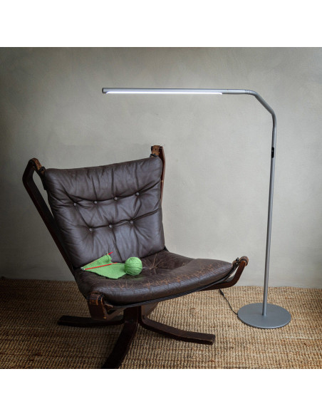 Lámpara de pie Daylight Slimline 4 - Gris hielo