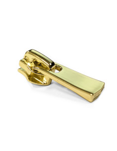 Cursor para cierre de nylon de 5 mm - Oro