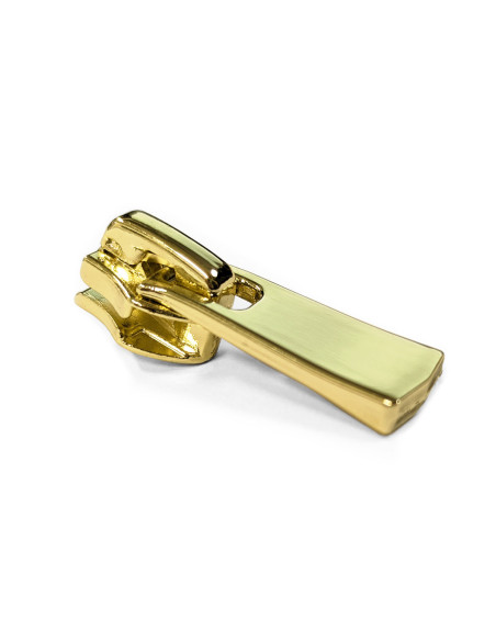 Cursor para cierre de nylon de 5 mm - Oro