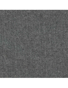 Tela de lana tweed para abrigo - Gris medio 2